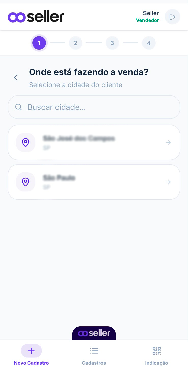 Seleção de cidade